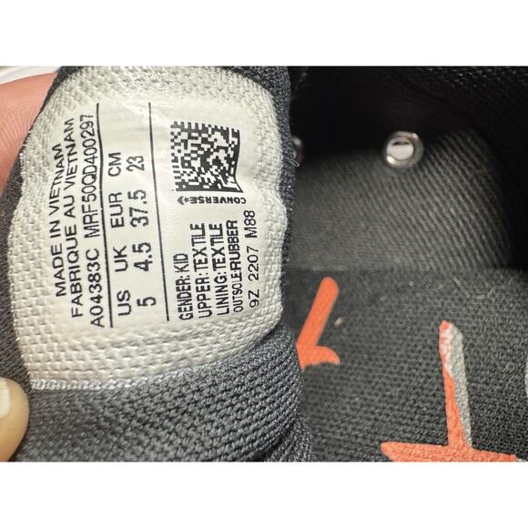 Converse Not A Chuck UNT1TL3D Kids US 5 (Women’s 7) Rare High Top Sneakers - Picture 8 of 10